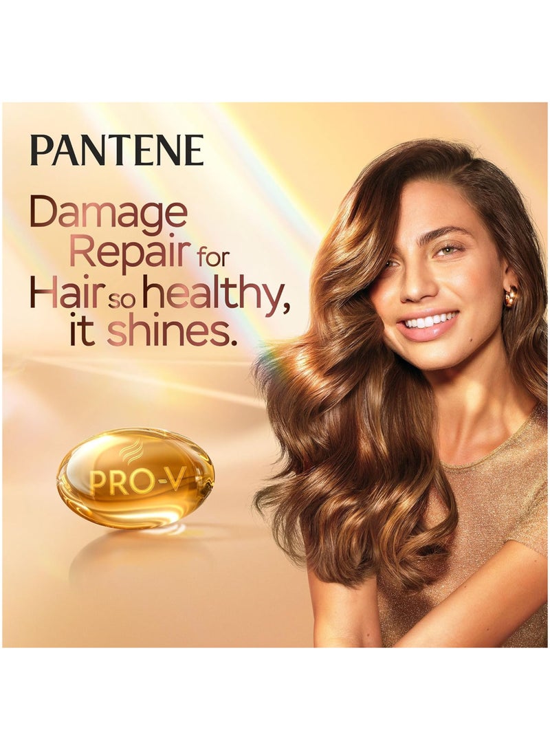 Pantene برو-في شامبو وبلسم مضاد لتساقط الشعر، يقوي الخصلات الضعيفة من أضرار التصفيف، يغذي للحصول على شعر أكثر كثافة وقوة في 14 يومًا - Image 4
